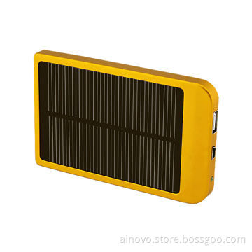 2600mAh portable solar power bank for phones ,mp5, USB, ultra-thin, hot selling